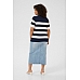 KAFFE CURVE Trui Lizzy Midnight/Chalk 